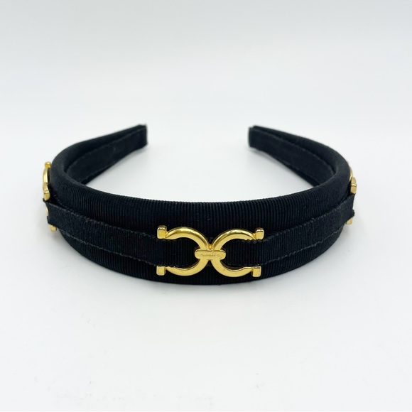 Salvatore Ferragamo Accessories - SALE🍁 Salvatore Ferragamo Logo Engraved Headband